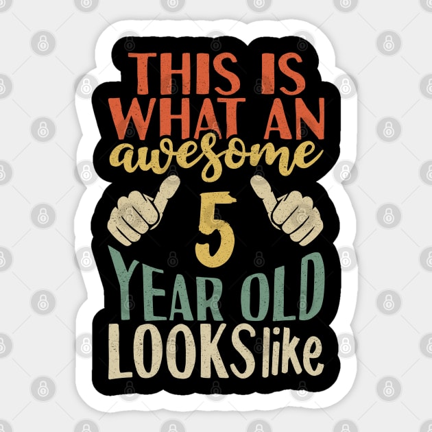 5 year old birthday Sticker by Tesszero